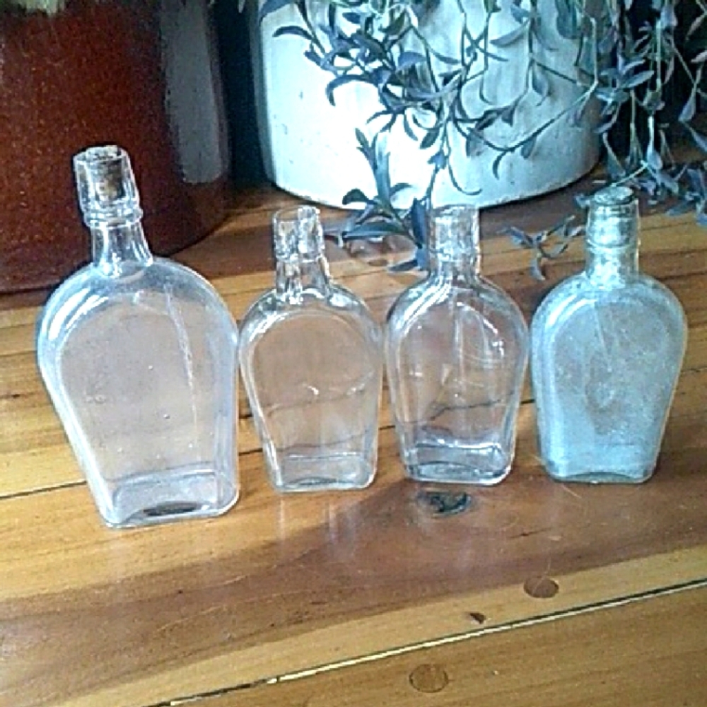 Vintage Coffin Bottles.